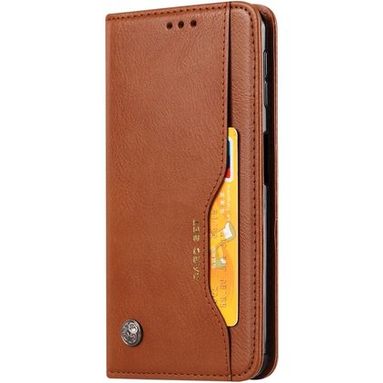 Mobigear Card Set Samsung Galaxy A30s Hoesje Bookcase Portemonnee - Bruin