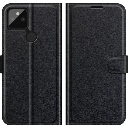 Mobigear Classic Google Pixel 5a 5G Hoesje Bookcase Portemonnee - Zwart