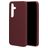 Mobiparts Samsung Galaxy S25 Siliconen Hoesje Backcover - Plum Red