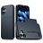 Mobigear Card iPhone 18 Hoesje Hardcase Backcover Shockproof met Pasjeshouder - Blauw