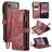 CaseMe C30 iPhone Air Hoesje Bookcase Portemonnee - Rood