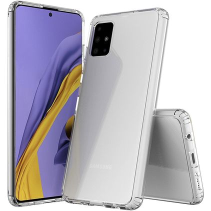 Mobigear Crystal Doorzichtig Samsung Galaxy A71 Hoesje Hardcase Backcover - Transparant