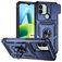 Mobigear Armor Ring Cam Slide Xiaomi Redmi A1 4G Hoesje Hardcase Backcover Shockproof met Ringhouder en Camera Slider - Blauw
