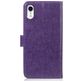 Mobigear Clover iPhone XR Hoesje Bookcase Portemonnee - Paars