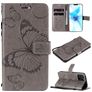 Mobigear Butterfly iPhone 12 Hoesje Bookcase Portemonnee - Grijs