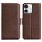 Mobigear Slim Magnet iPhone 16 Pro Max Hoesje Bookcase Portemonnee - Bruin