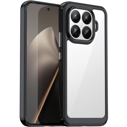 Mobigear Crystal Xiaomi 15T Pro Hoesje Hardcase Backcover - Zwart