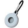 Mobigear Circle Key Apple AirTag Hoesje Flexibel TPU Sleutelhanger - Wit