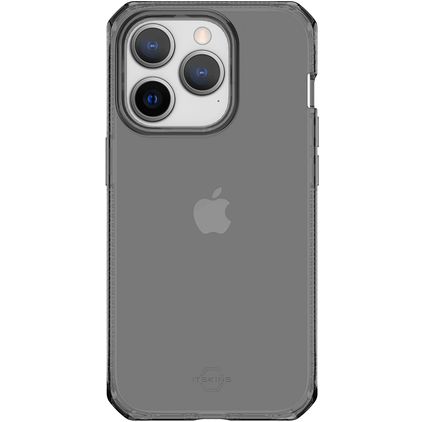 ITSkins SpectrumClear-R iPhone 14 Pro Hoesje Flexibel TPU Backcover Shockproof - Smoke