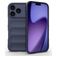 Mobigear Bumpy iPhone 17 Pro Hoesje Flexibel TPU Backcover - Donkerblauw