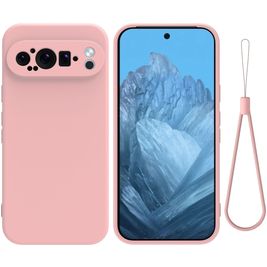 Mobigear Colors Google Pixel 9 Pro Hoesje Flexibel TPU Backcover - Roze