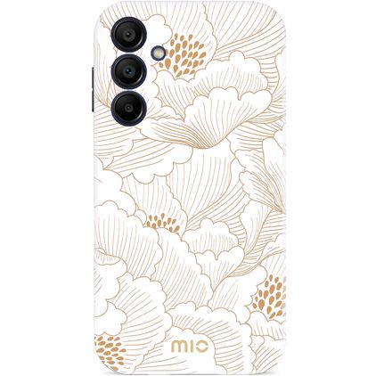 MIO Samsung Galaxy A15 MagSafe Hoesje Hardcase Backcover - White Roses
