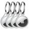 ITSKINS AirCover Apple AirTag Hoesje Flexibel TPU Sleutelhanger - Wit