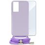 Mobilize Lanyard Gelly Samsung Galaxy A55 Flexibel TPU Hoesje met koord - Pastel Purple