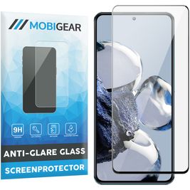 Mobigear Premium Xiaomi 12T Pro Glazen Screenprotector - Case Friendly - Zwart