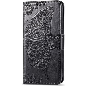 Mobigear Butterfly iPhone 11 Hoesje Bookcase Portemonnee - Zwart