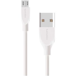 Mobiparts USB-A naar Micro USB Kabel 0.5 Meter - Wit