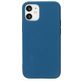 Mobiparts iPhone 12 Siliconen Hoesje Backcover - Blueberry Blue