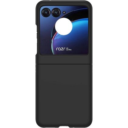 Mobigear Colors Motorola Razr 50 Hoesje Hardcase Backcover - Zwart