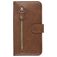 Mobigear Zipper Samsung Galaxy S20 Hoesje Bookcase Portemonnee - Bruin