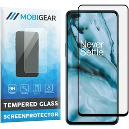 Mobigear Premium OnePlus Nord Glazen Screenprotector - Case Friendly - Zwart