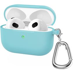 Mobigear Classic Apple AirPods 3 Hoesje Flexibel Siliconen - Emerald Green