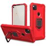 Mobigear Armor Ring Google Pixel 4a Hoesje Hardcase Backcover Shockproof met Ringhouder - Rood