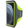 Mobiparts Comfort Fit Telefoonhouder Hardlopen iPhone 11 Pro Max Sport Hoesje Neopreen Sportarmband - Neon Green