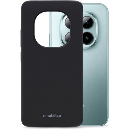 Mobilize Rubber Gelly Xiaomi Redmi Note 15 Pro Hoesje Flexibel TPU Backcover - Zwart