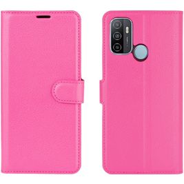 Mobigear Classic OPPO A53 Hoesje Bookcase Portemonnee - Magenta