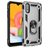 Mobigear Armor Ring Samsung Galaxy A01 Hoesje Hardcase Backcover Shockproof met Ringhouder - Zilver