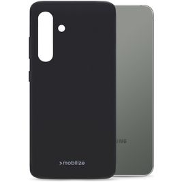 Mobilize Rubber Gelly Samsung Galaxy S24 Plus Hoesje Flexibel TPU Backcover - Matt Black