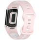 Mobigear Sport Dual Siliconen Fitbit Charge 5 Bandje Druksluiting - Wit / Roze