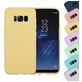 Mobigear Colors Samsung Galaxy S8 Hoesje Flexibel TPU Backcover - Geel