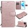 Mobigear Sunflower iPhone 12 Pro Hoesje Bookcase Portemonnee - Roségoud
