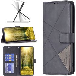 Mobigear Rhombus Google Pixel 7a Hoesje Bookcase Portemonnee - Zwart