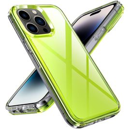 Mobigear Crystal iPhone 14 Pro Max Hoesje Hardcase Backcover - Groen