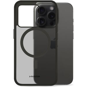 Mobilize Hybrid iPhone 15 Pro MagSafe Hoesje Hardcase Backcover Shockproof - Zwart