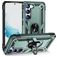 Mobigear Armor Ring Samsung Galaxy S23 Hoesje Hardcase Backcover Shockproof met Ringhouder - Groen