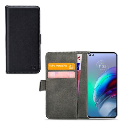 Mobilize Classic Gelly Wallet Motorola Moto G100 Hoesje Bookcase Portemonnee - Zwart