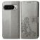 Mobigear Clover Google Pixel 9 Pro XL Hoesje Bookcase Portemonnee - Grijs
