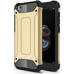 Mobigear Outdoor Xiaomi Redmi Go Hoesje Hardcase Backcover Shockproof - Goud