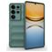 Mobigear Bumpy Samsung Galaxy S26 Ultra Hoesje Flexibel TPU Backcover - Donkergroen