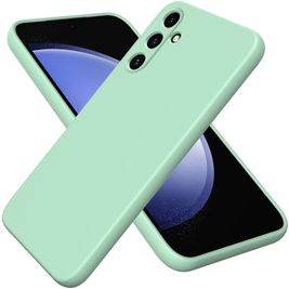 Mobigear Colors Samsung Galaxy M15 Siliconen Hoesje Backcover - Groen Mobigear Colors Samsung Galaxy M15 Siliconen Hoesje Backcover - Groen