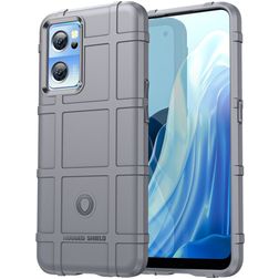 Mobigear Rugged Shield OnePlus Nord CE 2 Hoesje Flexibel TPU Backcover Shockproof - Grijs