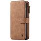 Caseme 007 Samsung Galaxy S10 Plus Hoesje Uitneembare 2in1 Bookcase Portemonnee - Bruin