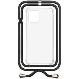 My Style Loop Doorzichtig Samsung Galaxy A55 Flexibel TPU Hoesje met koord - Transparant