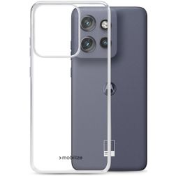Mobilize Gelly Doorzichtig Motorola Edge 50 Hoesje Flexibel TPU Backcover - Transparant