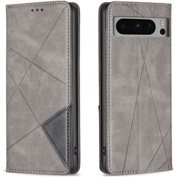 Mobigear Rhombus Slim Google Pixel 8 Pro Hoesje Bookcase - Grijs