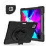 Mobigear SureGrip XGuard iPad Pro 13 Inch (2025) Hoes Hard Kunststof,Siliconen Backcover + Stylus Houder + Schouderband + Standaard - Zwart